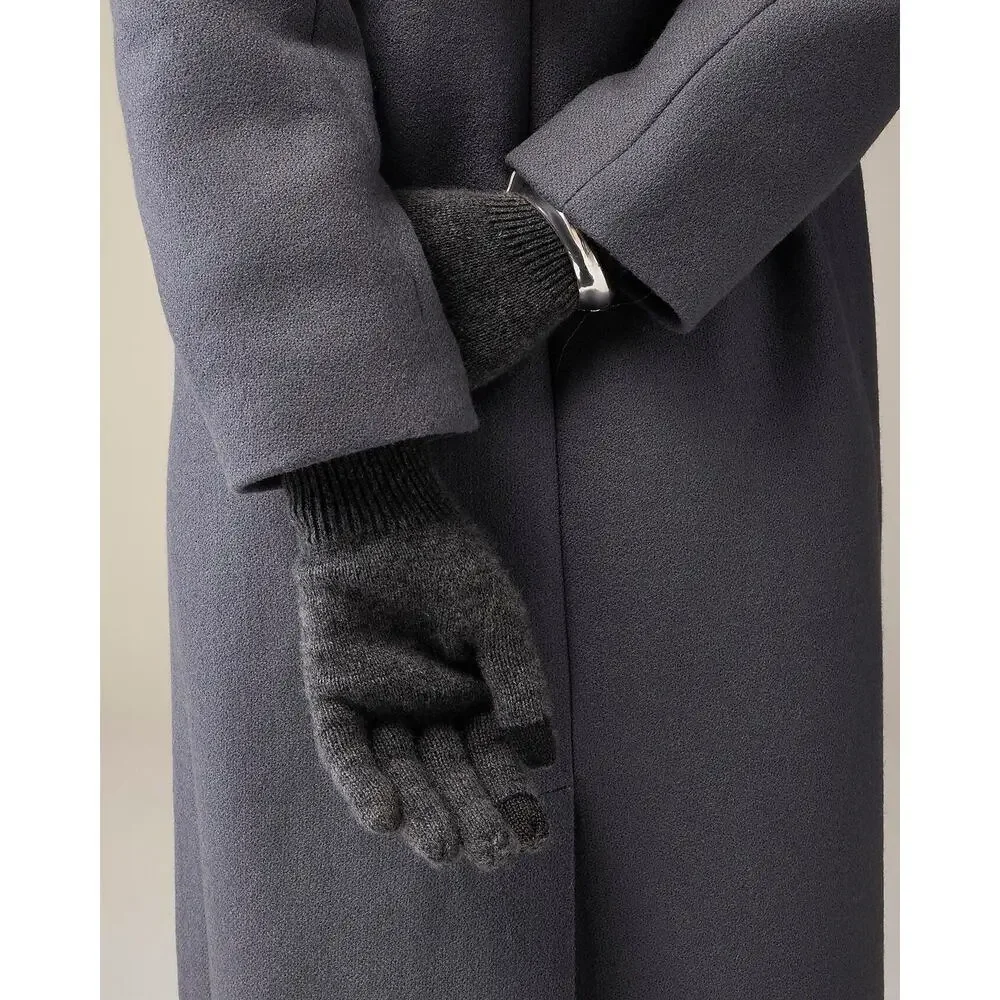J. Crew Women's Cashmere Tech-Touch Gloves Black Winter Tech Warm BM740 NWT